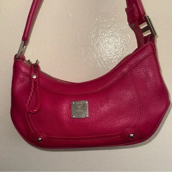 Hot Pink German MCM Shoulder Purse - Picture 1 of 9